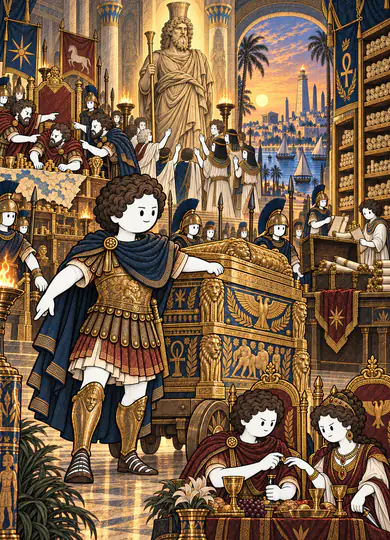 Scenes from the rise and fall of Egypt's Ptolemaic dynasty